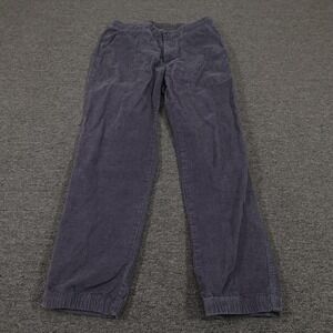 UGG Corduroy Jogger Pants Mens Medium Gray Drawstring Elastic Waist Lounge Soft